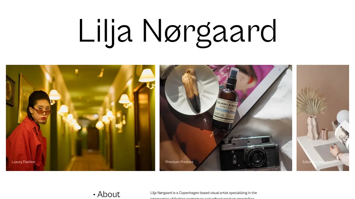 Loading preview of Contemporary Portfolio